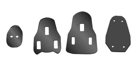 4 BikeFit Leg Length Shims shown flat on a white background