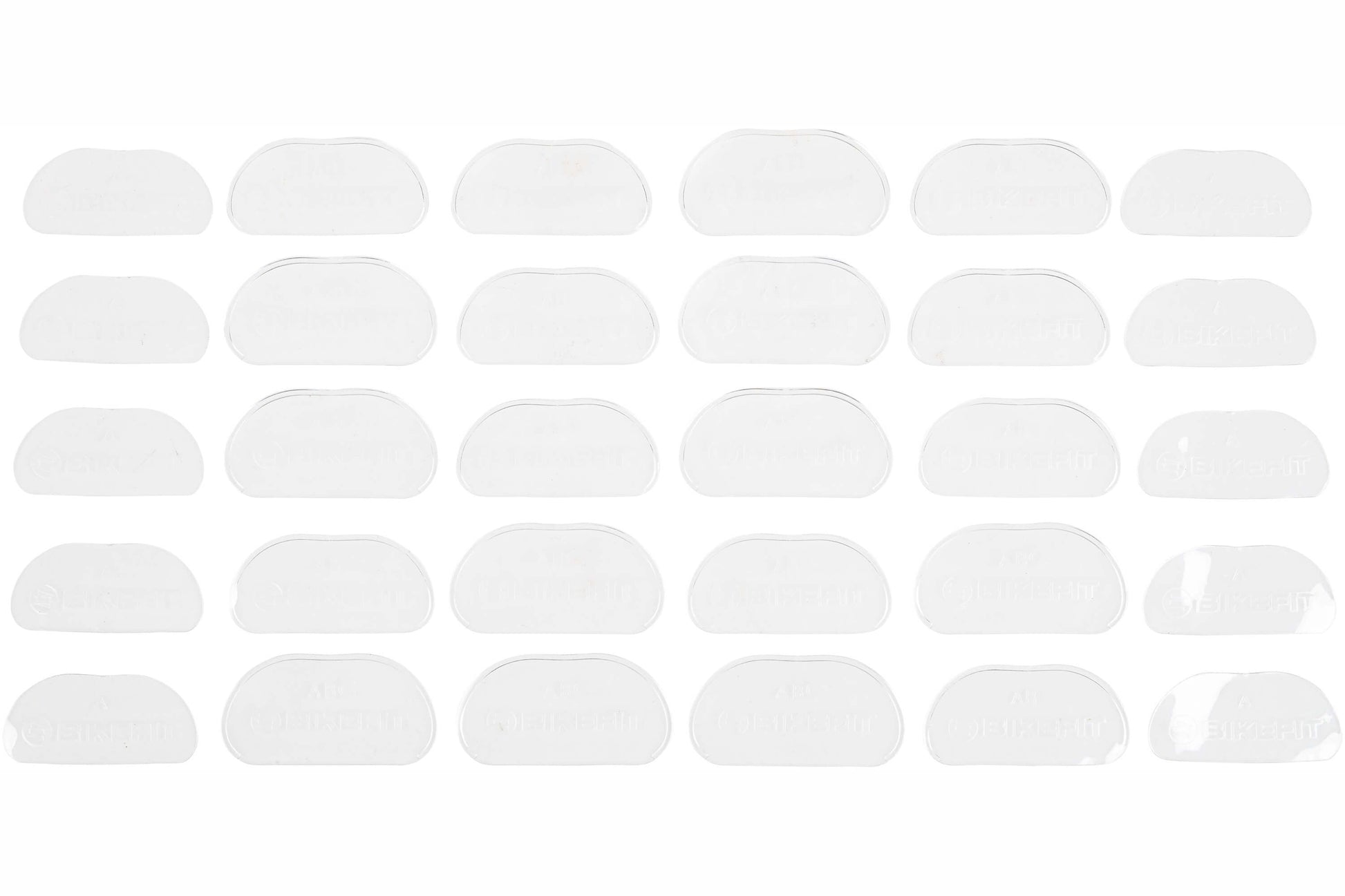 BikeFit ITS-H In The Shoe Heel Wedge - 30 wedges shown laid flat